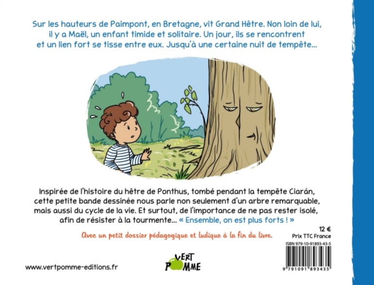 Maël et le grand hêtre 4e de couverture