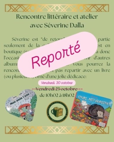 Prochaine dédicace